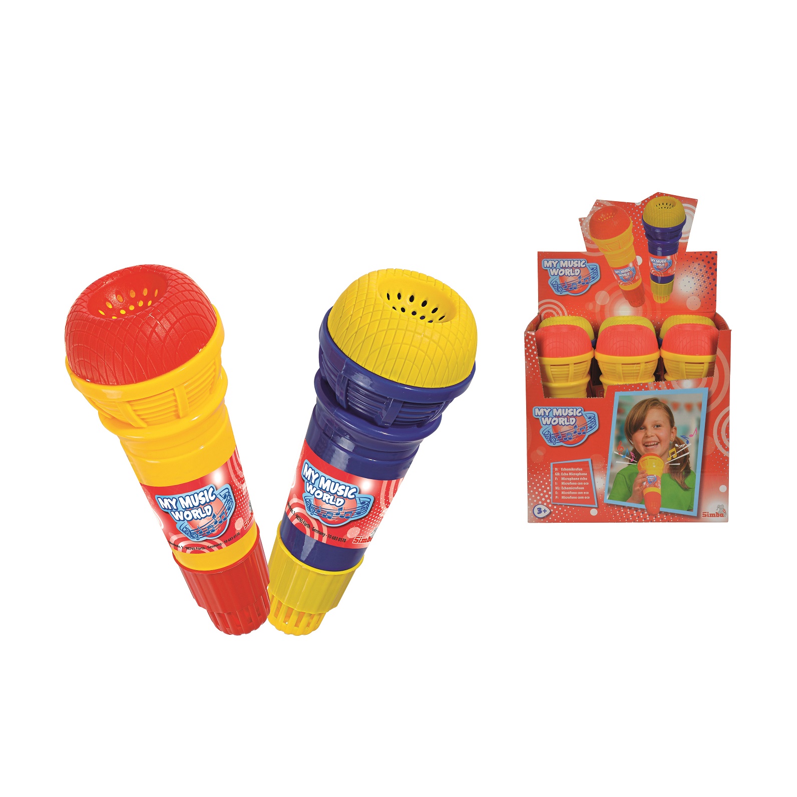 Đồ Chơi Micro Dành Cho Bé Yêu SIMBA TOYS MMW Echo Microphone 106830170 - Đồ Chơi Đức Chính Hãng