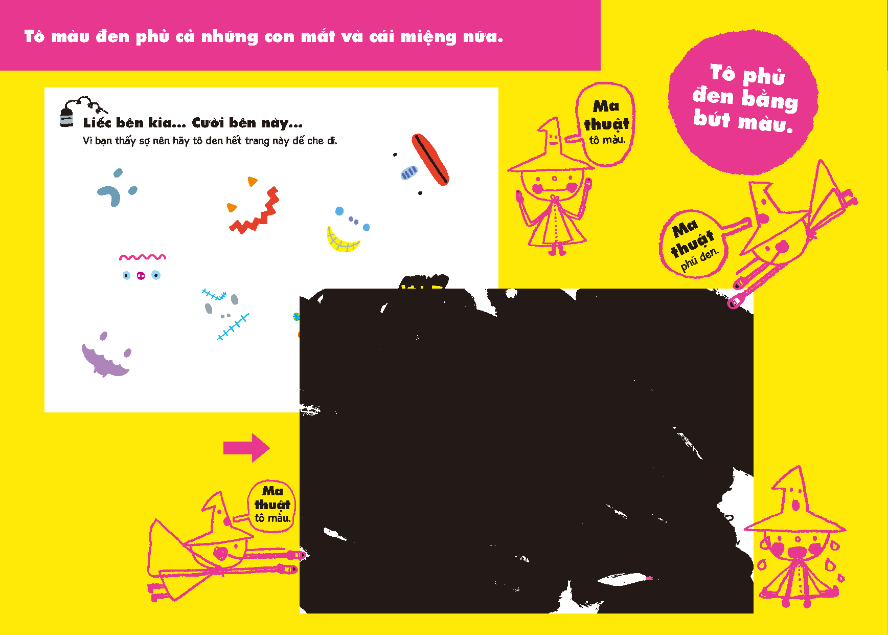 Sách - Dtpbooks - Vẽ, xóa, rồi lại vẽ - Phù thủy nhỏ - Những Người Bạn Ma - Tủ sách vui để học