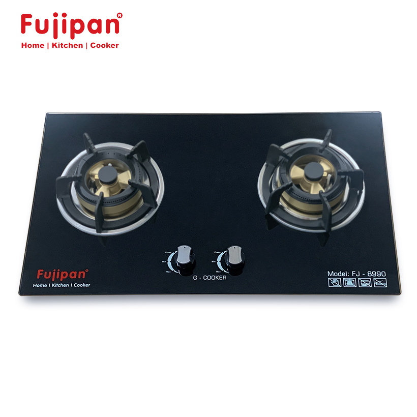 Bếp gas âm Fujipan FJ-8990H - Đánh lửa IC, Chén đồng nguyên khối - Hàng chính hãng