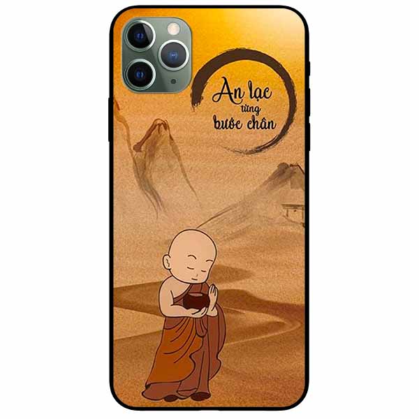 Ốp lưng in cho Iphone 11 Pro Max Mẫu Bước Chân An Lạc