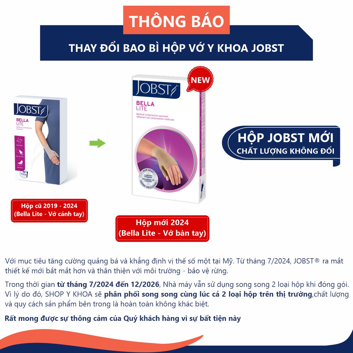 Vớ găng tay JOBST Bella Lite  hỗ trợ điều trị phù bạch huyết