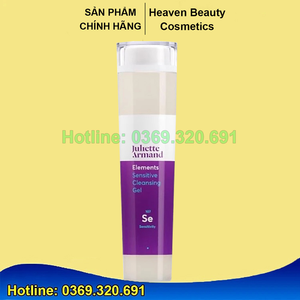 Gel rửa mặt Juliette Armand Sensitive Cleansing Gel dành cho da nhạy cảm và da vùng mắt