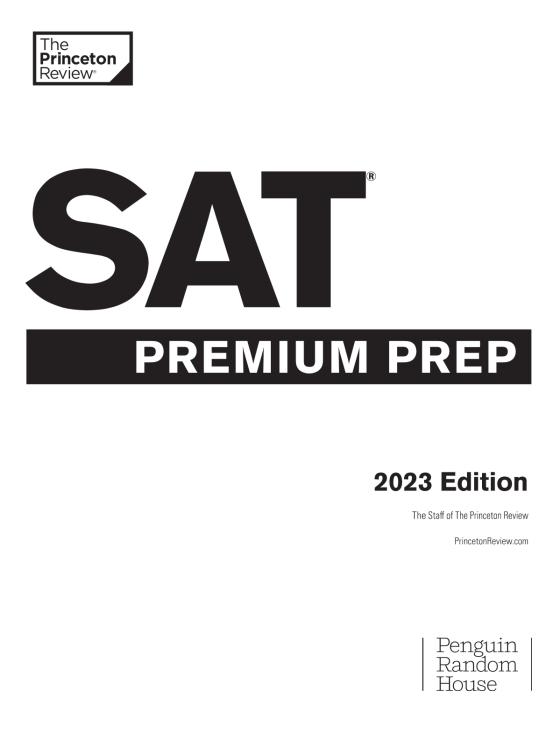 The Princeton Review SAT Premium Prep 2023