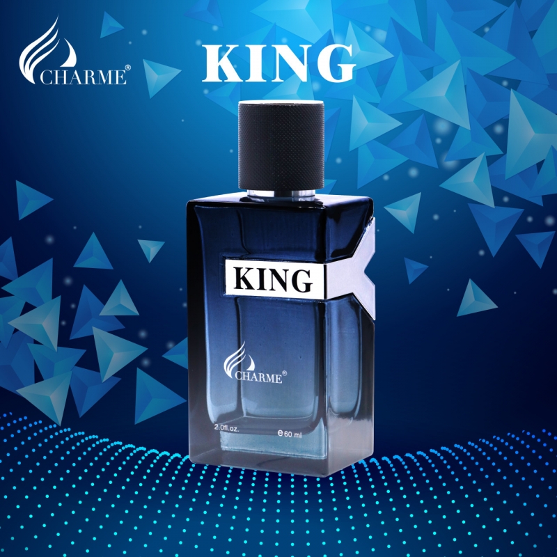 Nước Hoa Nam CHARME KING 10ml Lưu Hương Lâu Nam Tính, Mạnh Mẽ_Nước Hoa Chính Hãng