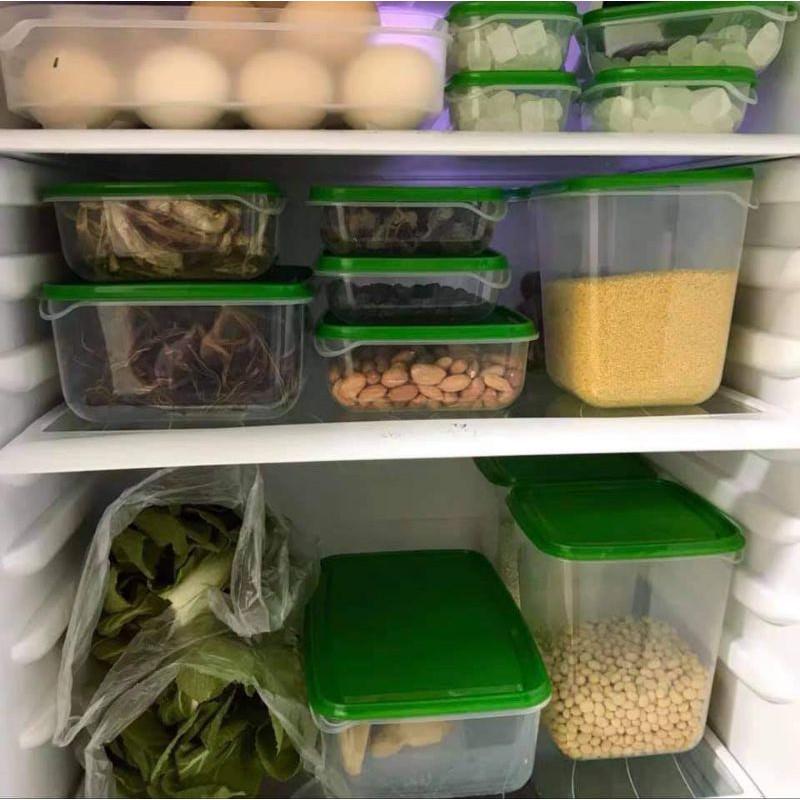 Bộ Hộp Nhựa Đựng Thức Ăn 17 Hộp