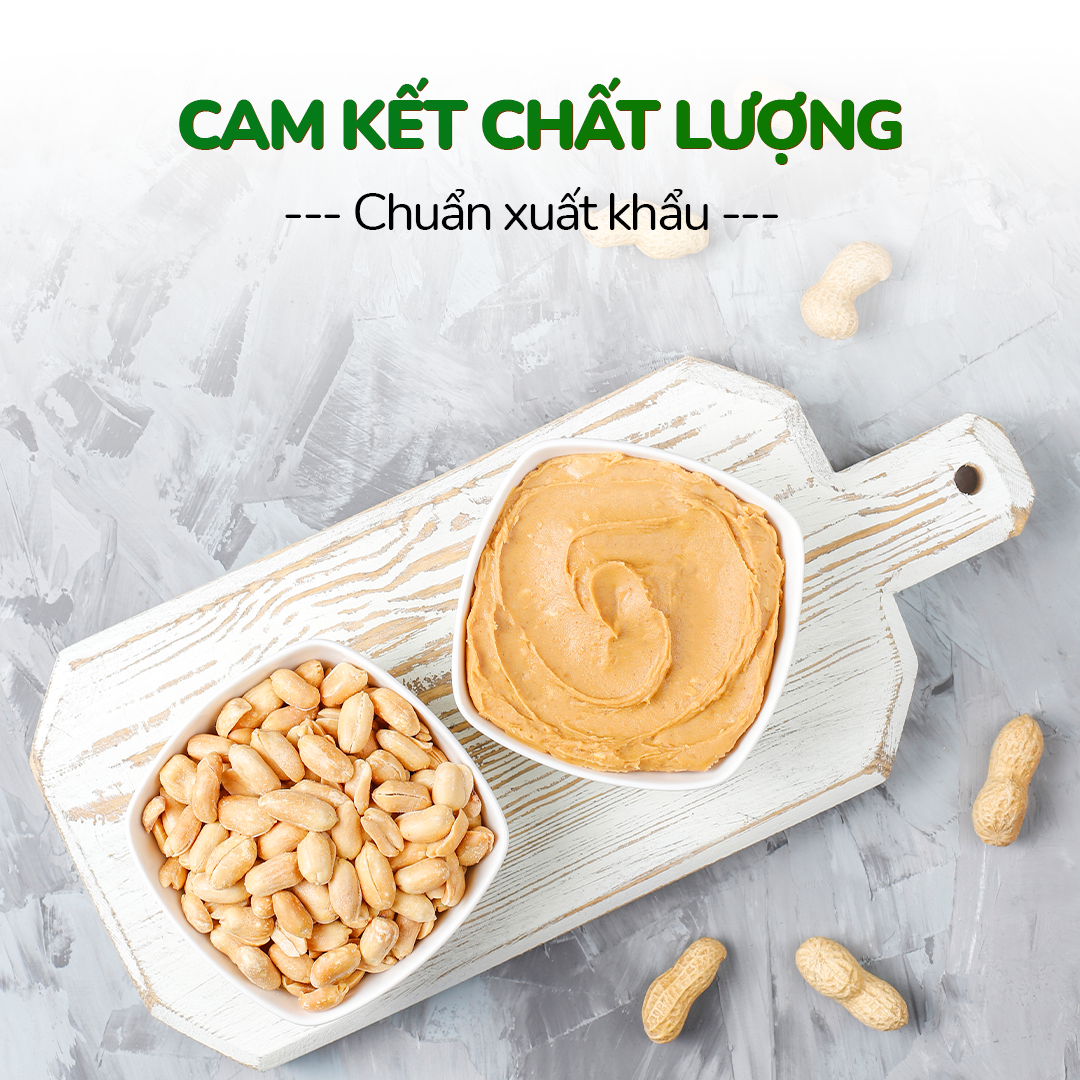 Combo 2 hũ bơ đậu phộng Creamy + Crunchy 400gr