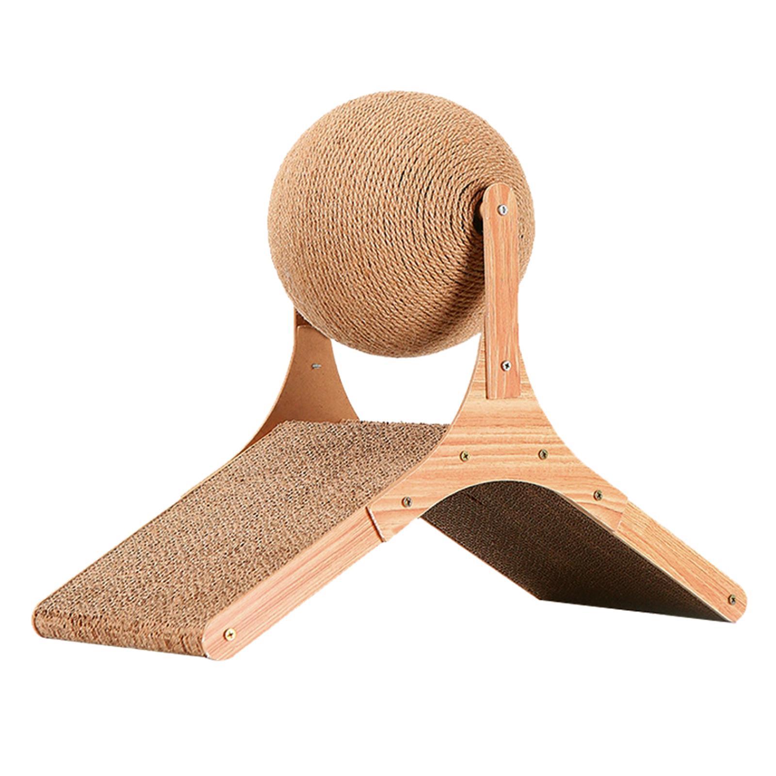 Sisal Cat Scratching Ball for Cats and Kittens Scratcher Scratch Pad Indoor Cats Cardboard Interactive Pet Toy