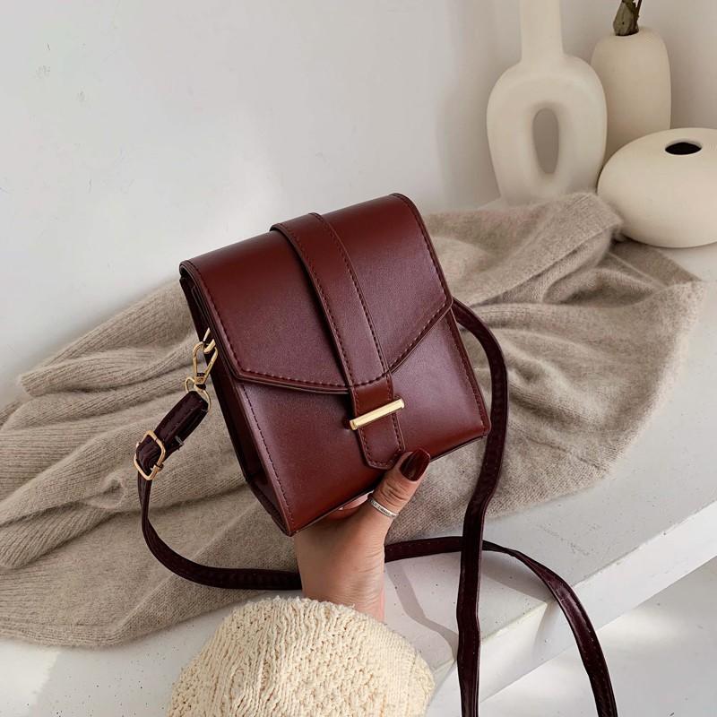 Retro Mini Bag All-Match Crossbody Korean Style High Sense One Shoulder Phone Bag