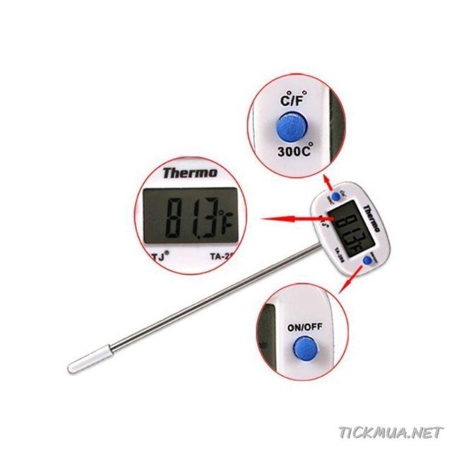 Nhiệt kế đo nhiệt độ nước pha sữa ,thức ăn cho bé