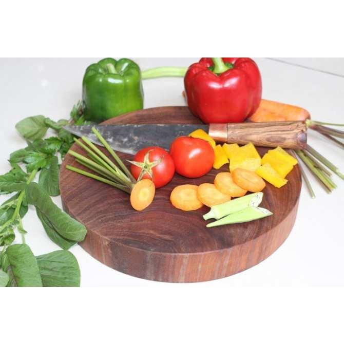 Thớt gỗ nghiến tròn đường kính 30cm
