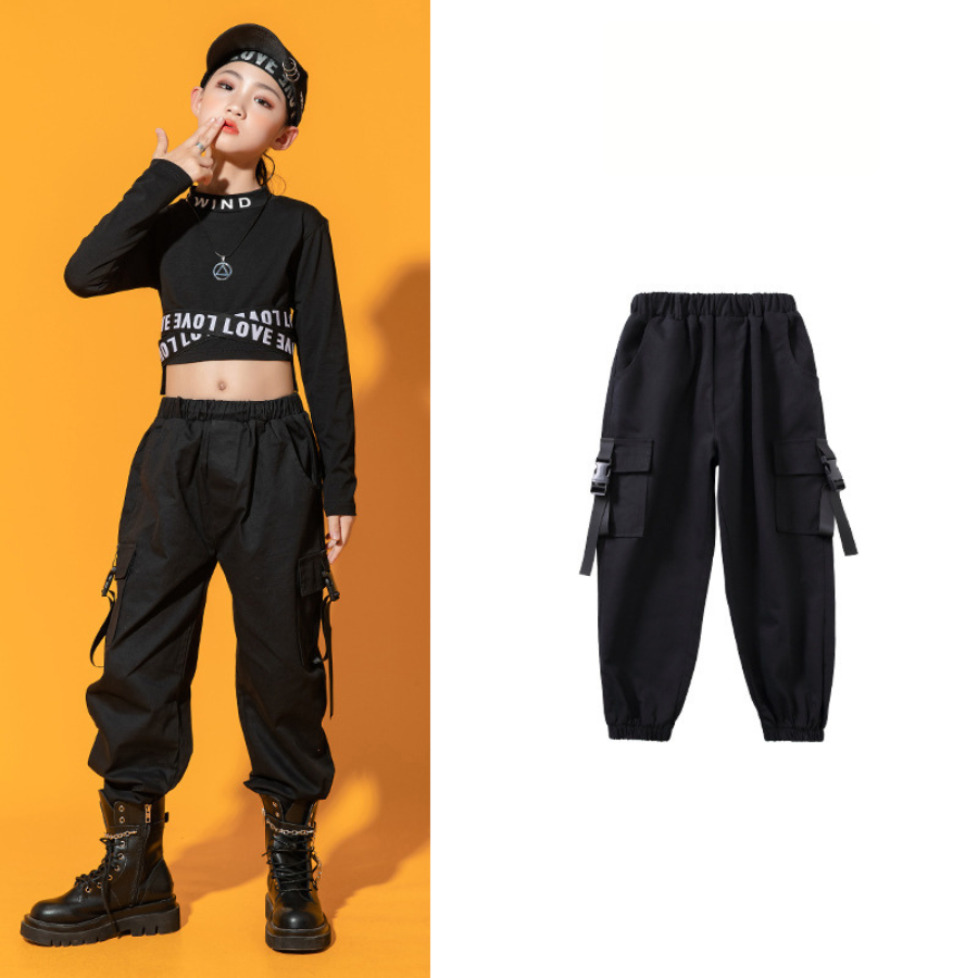 Quần Unisex bé trai bé gái phong cách hiphop chất thô cao cấp QUS001C
