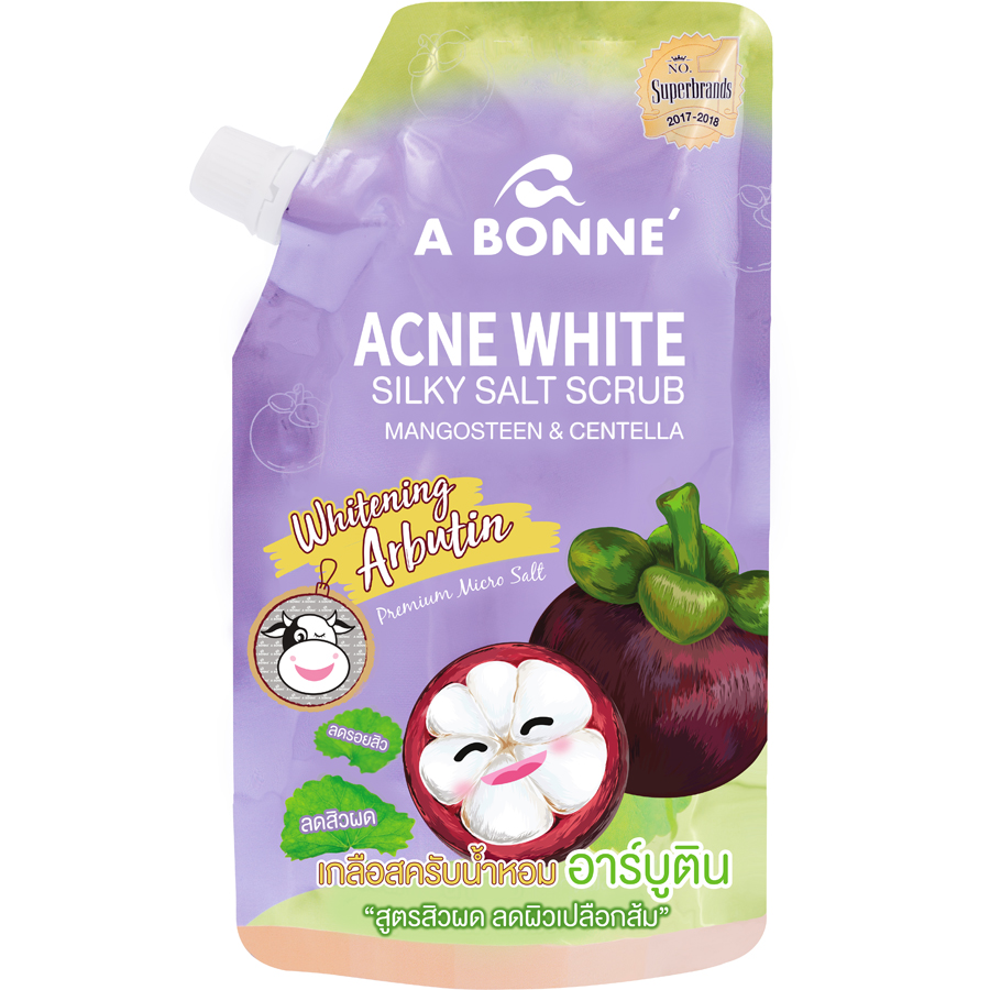 Muối Tắm Hỗ Trợ Trị Mụn A Bonne' Măng Cụt và Centella 350g