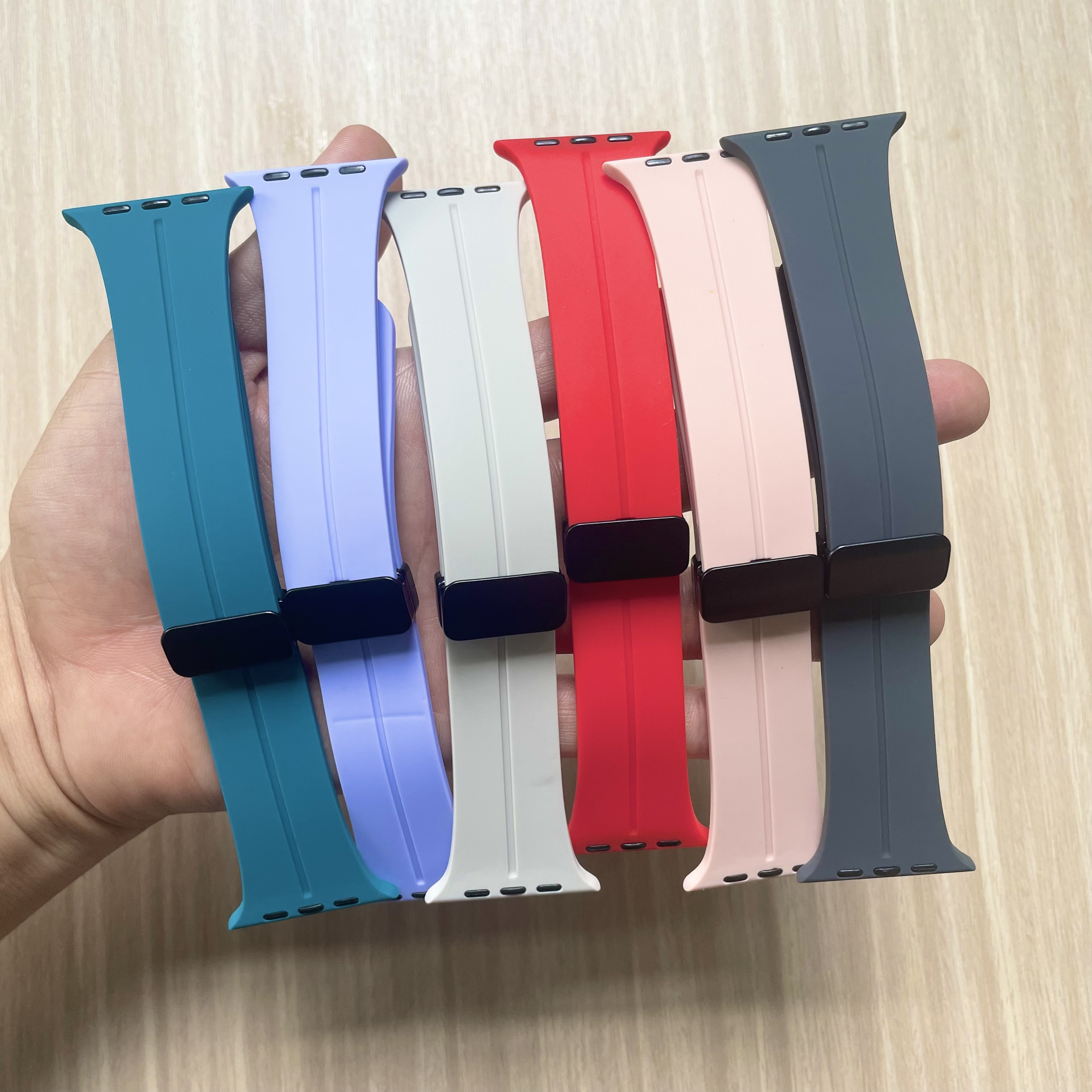 Dây Đeo Nam Nữ Mẫu Mới Silicon thể thao Cho Iwatch series 7 6 SE 5 4 49mm 41mm 45mm 44mm 40mm