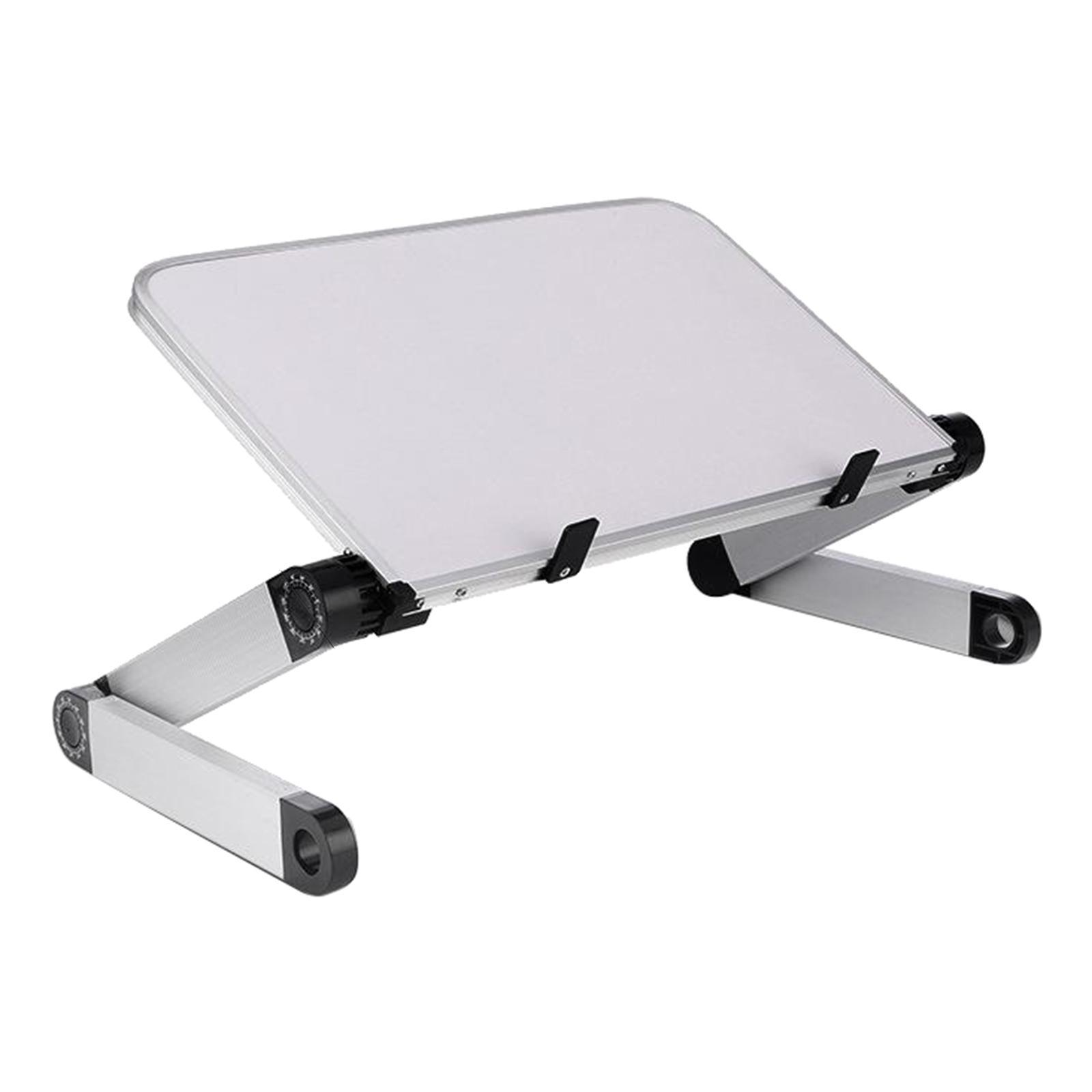 Foldable Laptop Stand Height Adjustable Notebook Holder Black