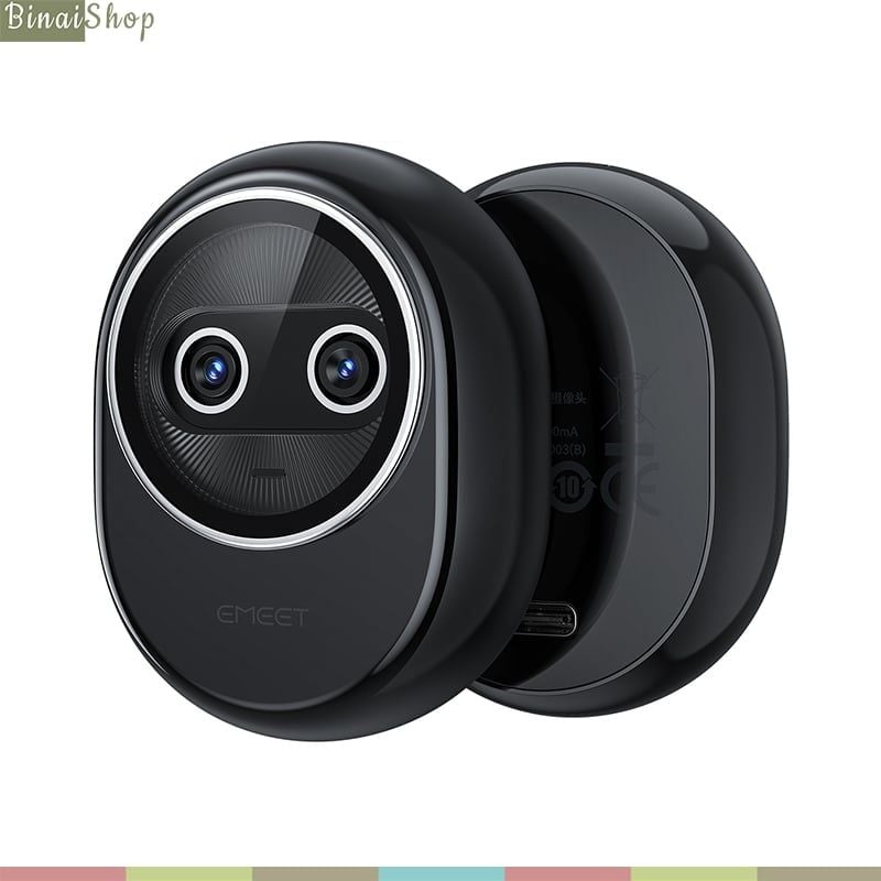 Emeet Piko 4K – Webcam UHD-4K AI, Mic 3 Chế Độ, Tự Động Lấy Nét Dành Cho Dạy Học, Họp Online, Livestream - Hàng chính hãng