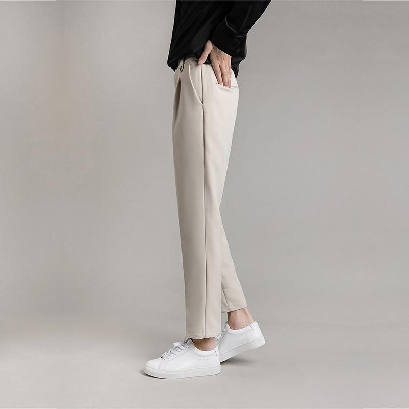 Quần Âu Baggy Nam Ống Đứng Trơn Màu Phối Cạp Đính Cúc Thời Trang Zenkonu QUAN NAM 118