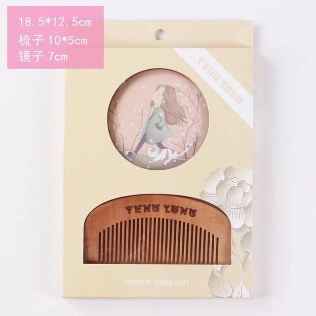 Trọn Bộ Gương Lược Siêu Cute