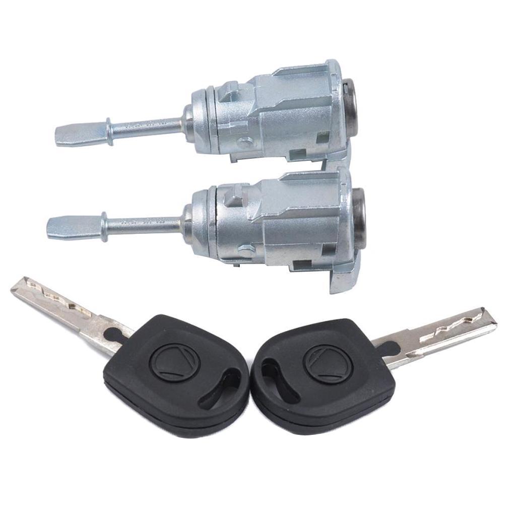 Car Door Lock Cylinder Vehicle Door Safety Lock Core for   Lupo