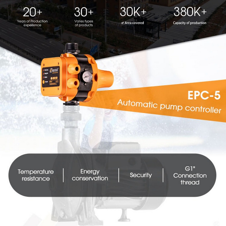 Rờ Le Tự Động Bơm Nước Bằng Áp Suất MONRO EPC-5 Cao Cấp - Home and Garden