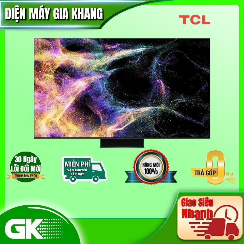 Google Tivi QLED TCL 4K 75 inch 75C845 - Hàng chính hãng Chỉ giao HCM