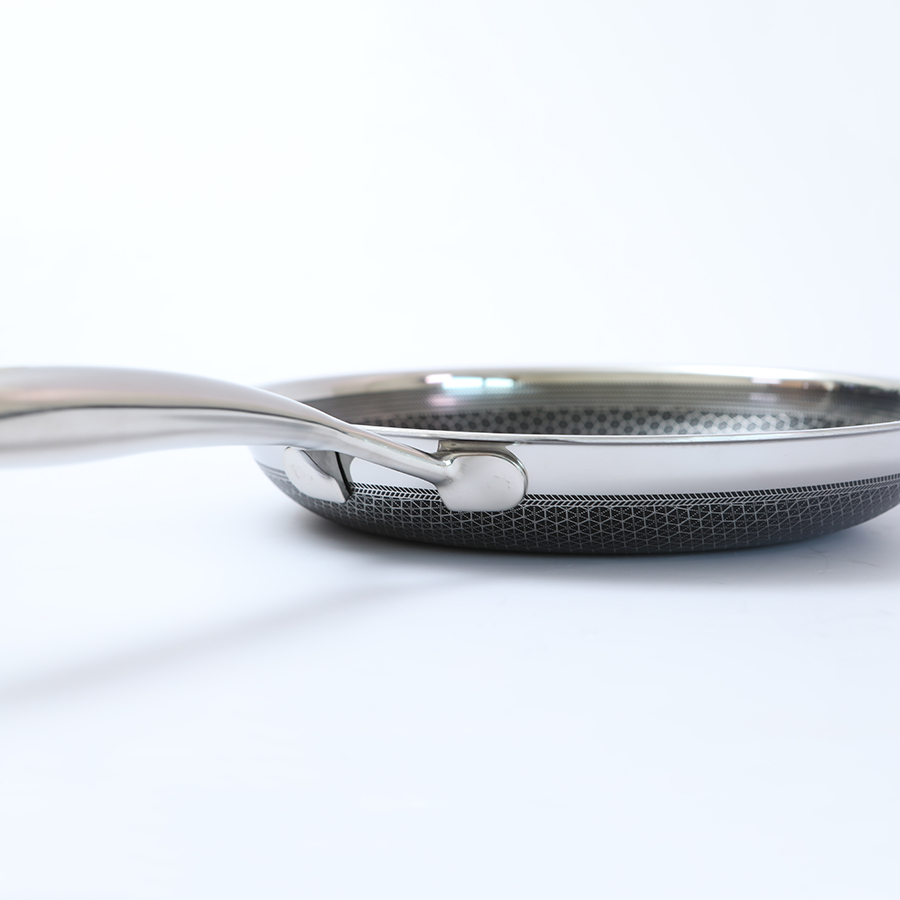 Bộ 4 chảo CHIÊN, XÀO iNox Blackcube