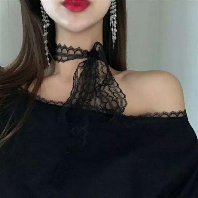 Áo kiểu nữ,áo uzzlang chocker,áo nữ buộc nơ,áo bánh bèo, áo nữ kiểu xinh dạo phố,Áo nữ thời trang hàn quốc