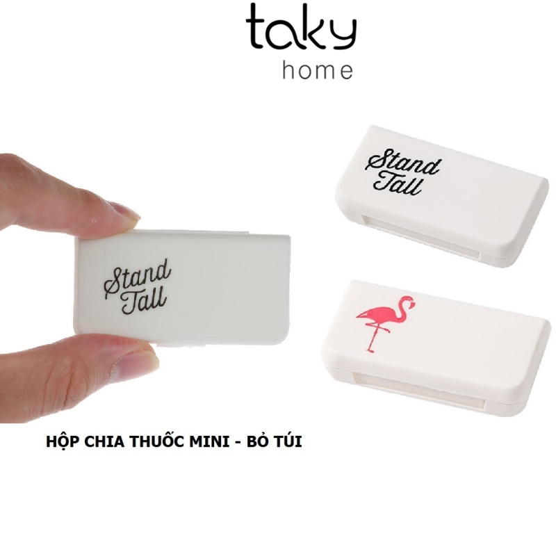 Hộp Chia Thuốc Mini, Dùng Hàng Ngày, Đi làm, Đi Du Lịch , Nhỏ Gọn Mang Theo Túi Quần Và Túi Xách Đi Làm, Đi Du Lịch. - Taky Home 7122