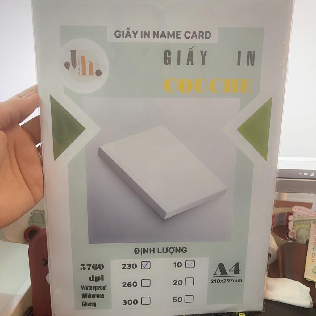 Giấy In Name Card Khổ A4 Các Định Lượng 300grm