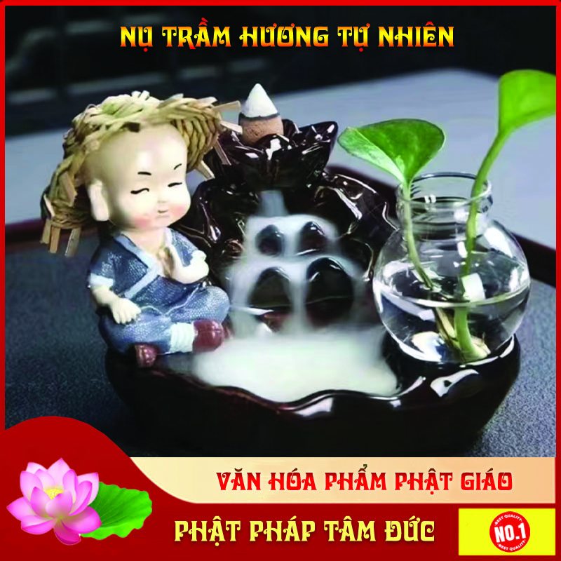 Nụ trầm hương khói ngược, an toàn 100% xông thơm nhà đón tài lộc túi 500g 280 nụ