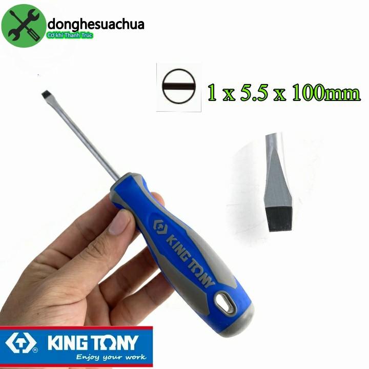 Vít dẹp Kingtony 14225504 1 x 5.5 x 100mm cán cao su
