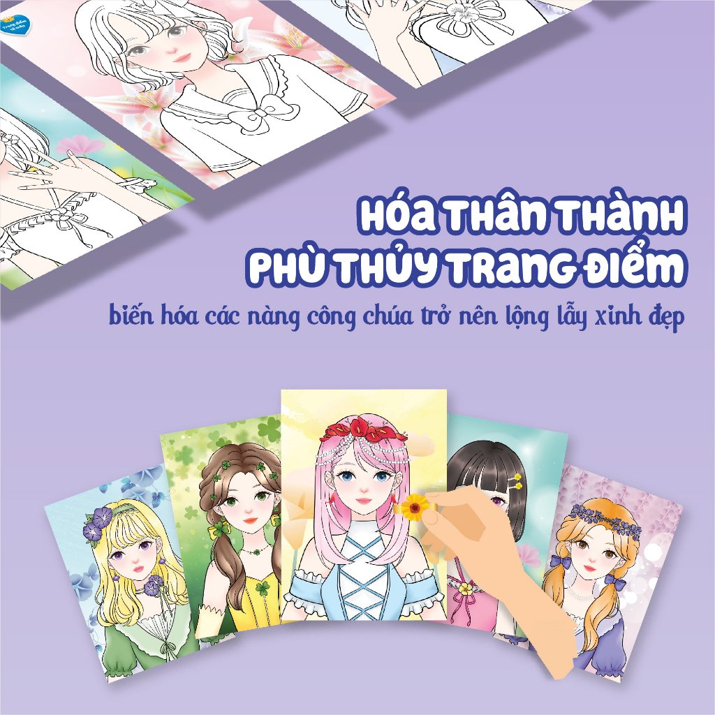 Combo Sách Trang Điểm Công Chúa _MEGA