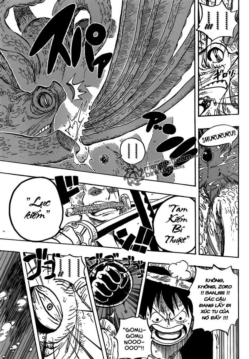 đảo hải tặc - one piece chapter 605 13