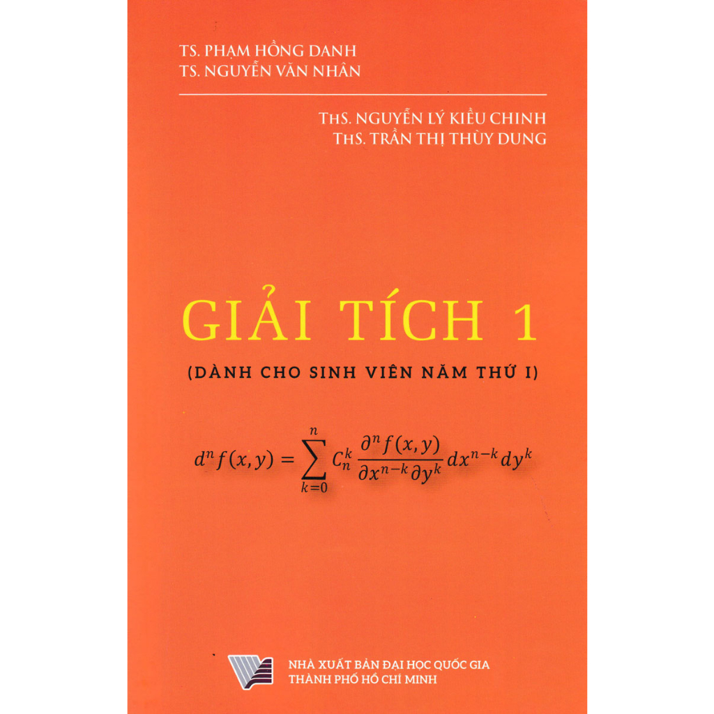 GIẢI TÍCH 1 (DÀNH CHO SINH VIÊN NĂM I)