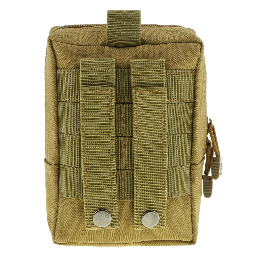 2pcs Durable Compact Molle Waist Pouch  Bag Outdoor EMT Pouch