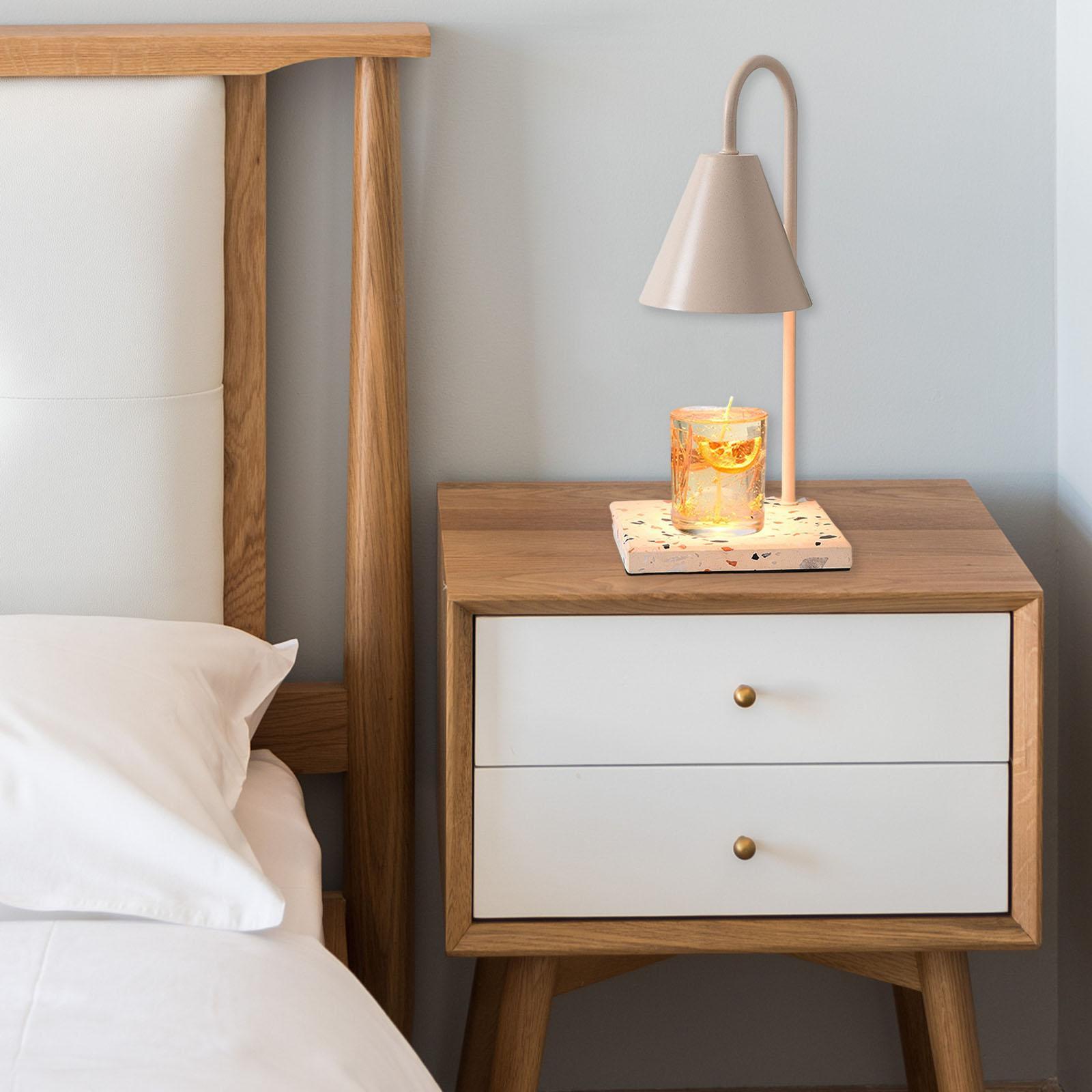 Candle Melting Light Dimmable Candle Holders Decor ,Desktop Lamp, Sleep Aid Lamp Diffuser for Bedroom Office Dormitory Hotel ,Living Room