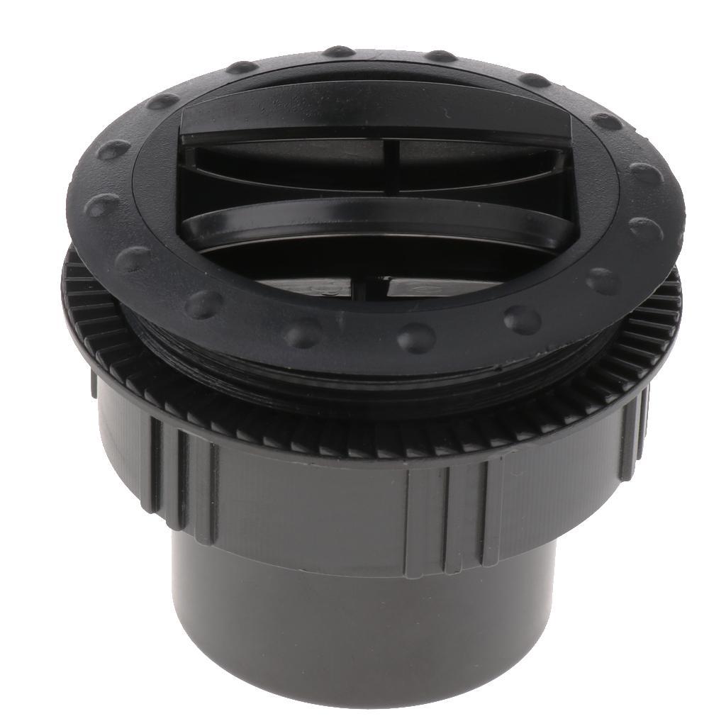 RV Motorhome Truck Trailer Interior Air Vent Exhaust Outlet Black