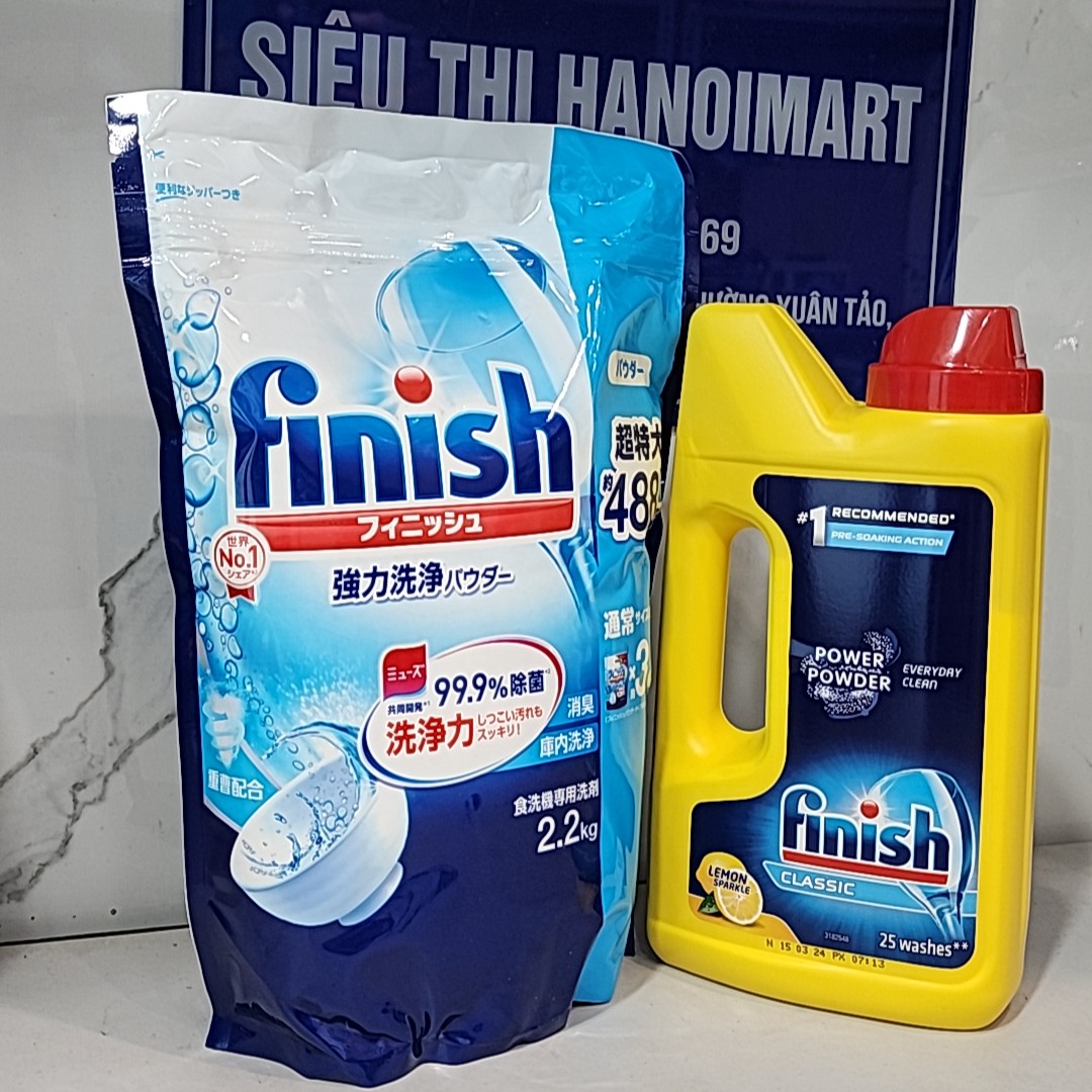 Bột rửa bát Finish Classic 2.5kg