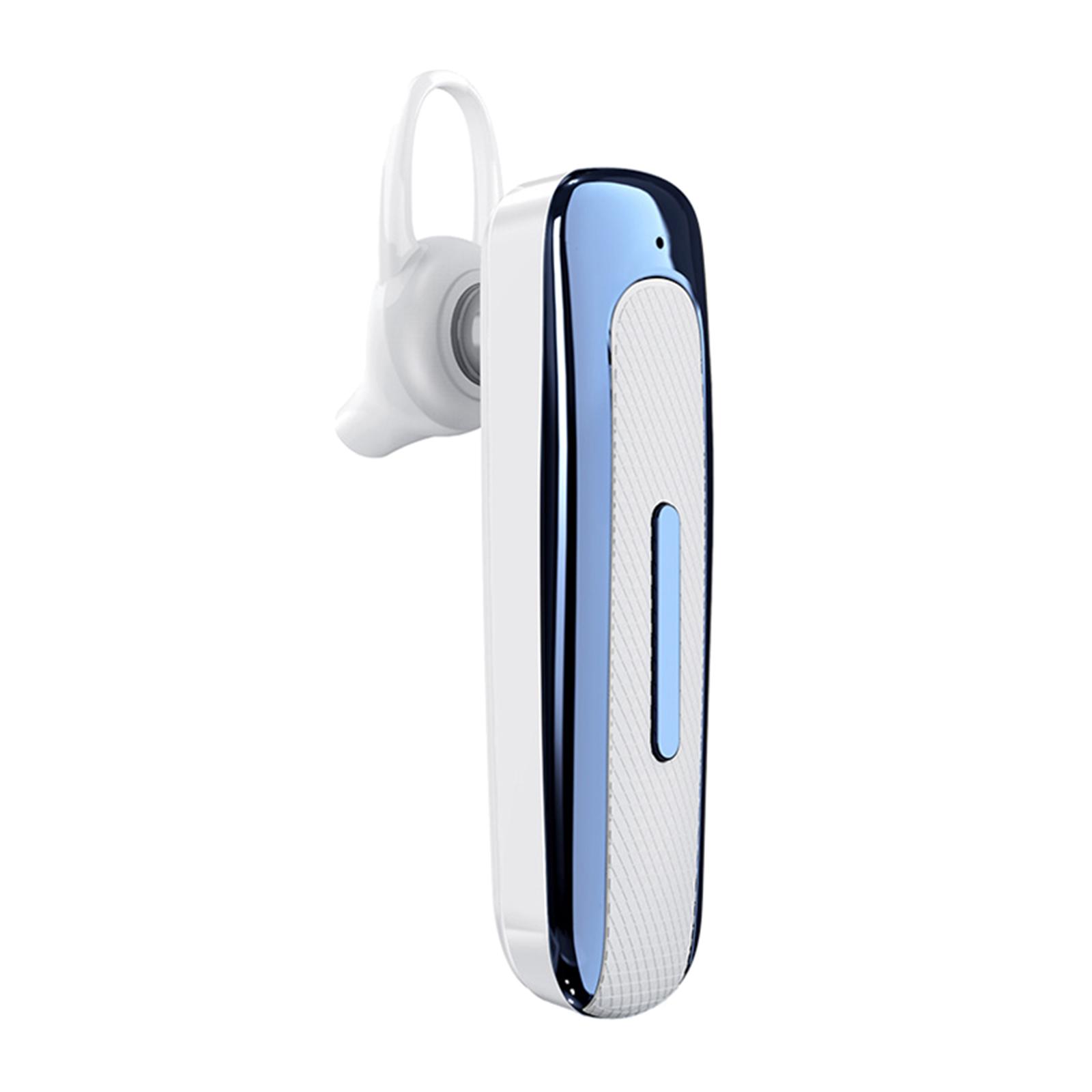 E1 Bluetooth Earpiece V5.0 Wireless Handsfree Headset with Microphone Driving Headset for Laptop Trucker Driver