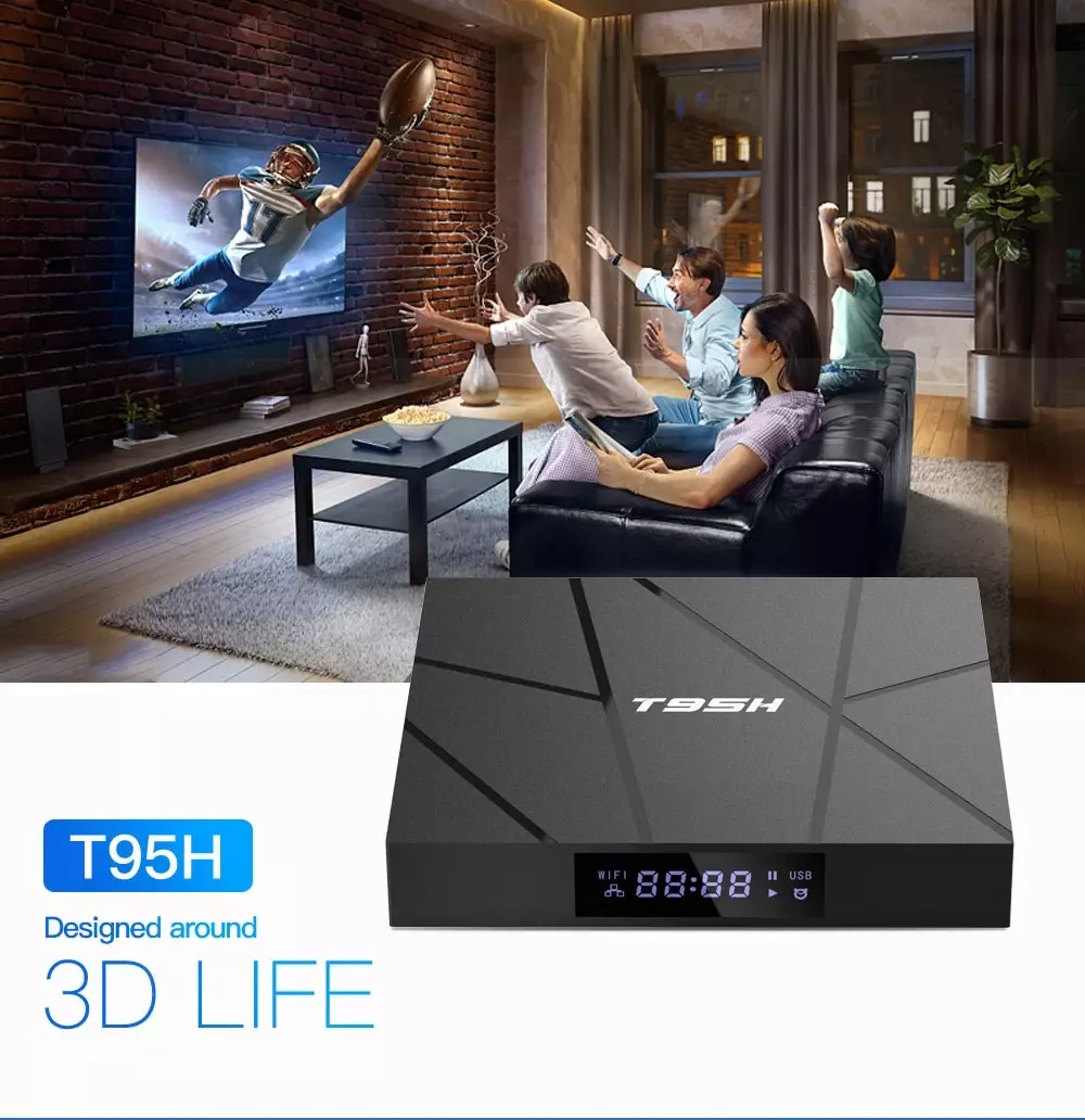 TV BOX T95H 4GB RAM 32GB ROM ANDROID 10 CÓ BLUETOOTH CÀI SẴN ỨNG DỤNG XEM PHIM HD VÀ TRUYỀN HÌNH CÁP