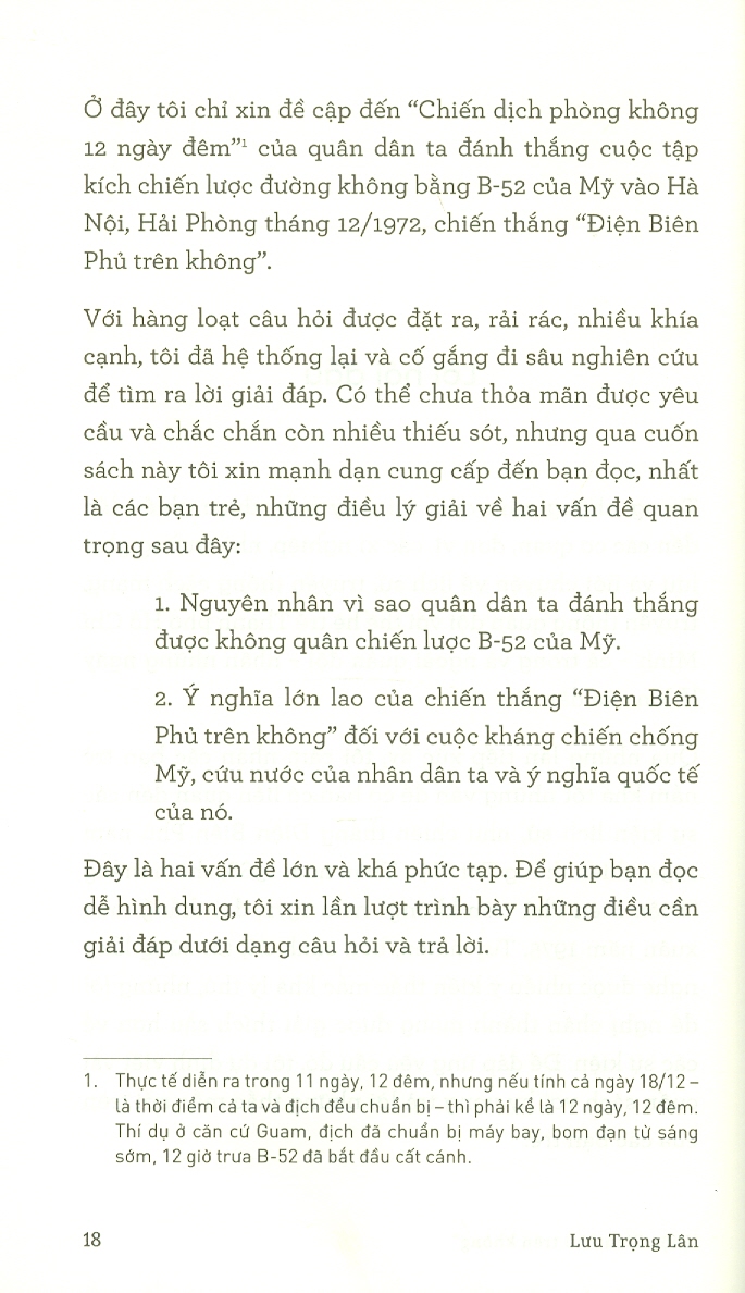 Điện Biên Phủ trên không - Chiến thắng của ý chí và trí tuệ Việt Nam