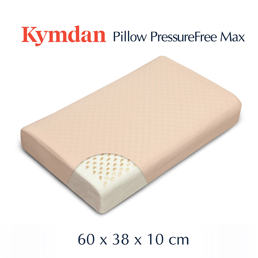 Gối cao su thiên nhiên Kymdan Pillow PressureFree Max 60 x 38 x 10 cm