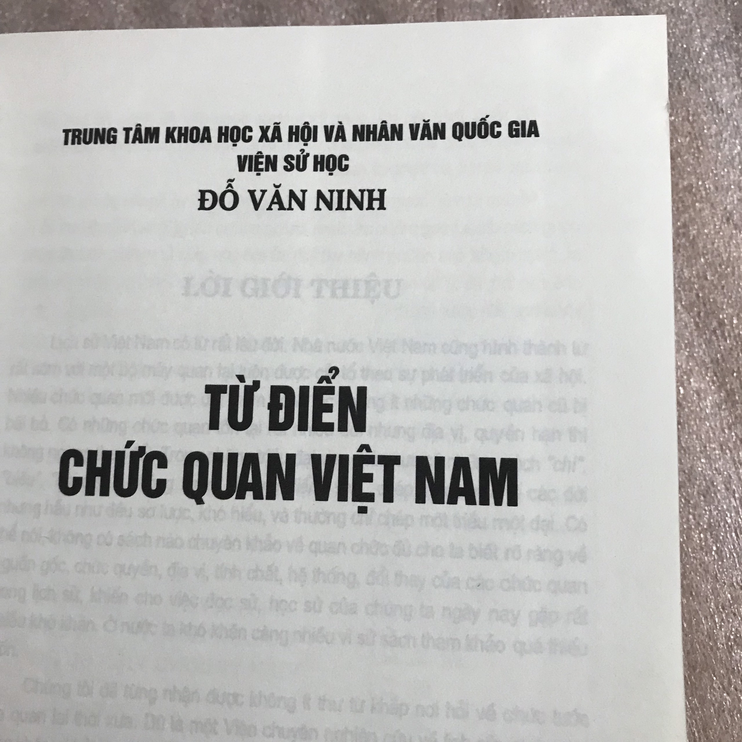 Từ Điển Chức Quan Việt Nam - Đỗ Văn Ninh