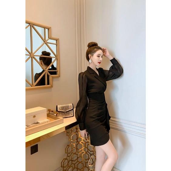 ĐẦM BODY CỔ VEST CAO CẤP