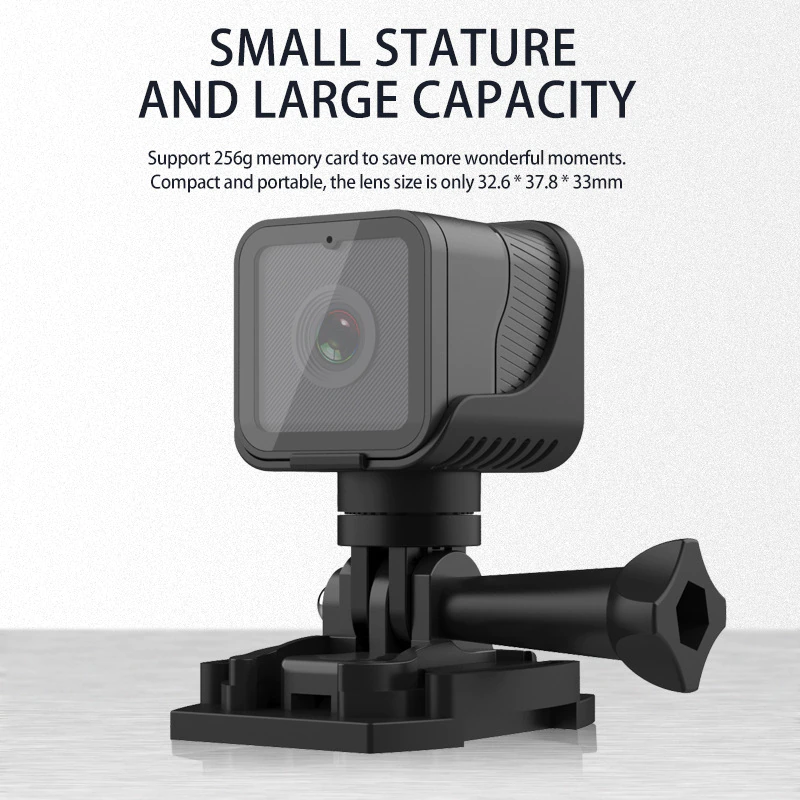 HD 1080P Camera Hành Động WiFi 12MP Chống Nước Dưới Nước Mũ Bảo Hiểm DV Camera Hành Động Tích Hợp Micro Ghi Hình Webcam