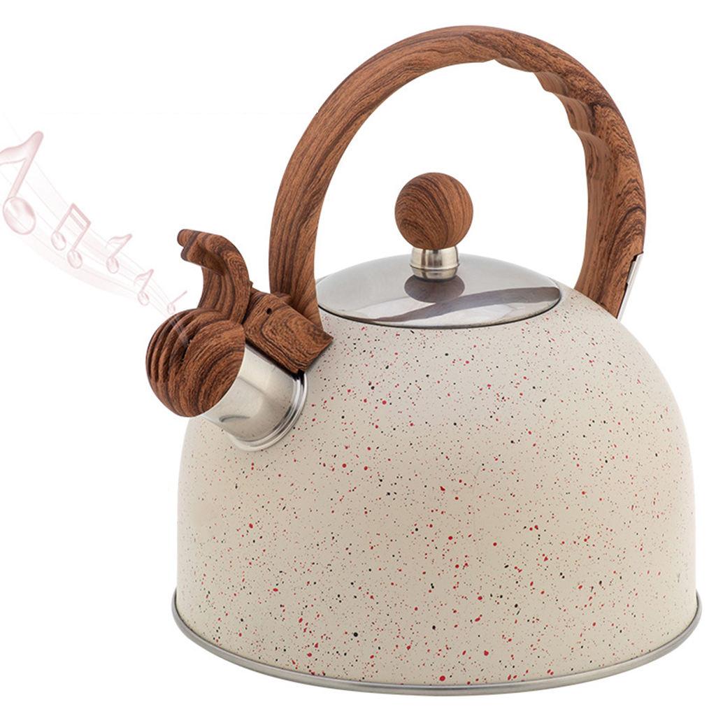 2.5L Whistling Tea Kettle Tea Pot Food Grade Water Kettle Bakelite Handle
