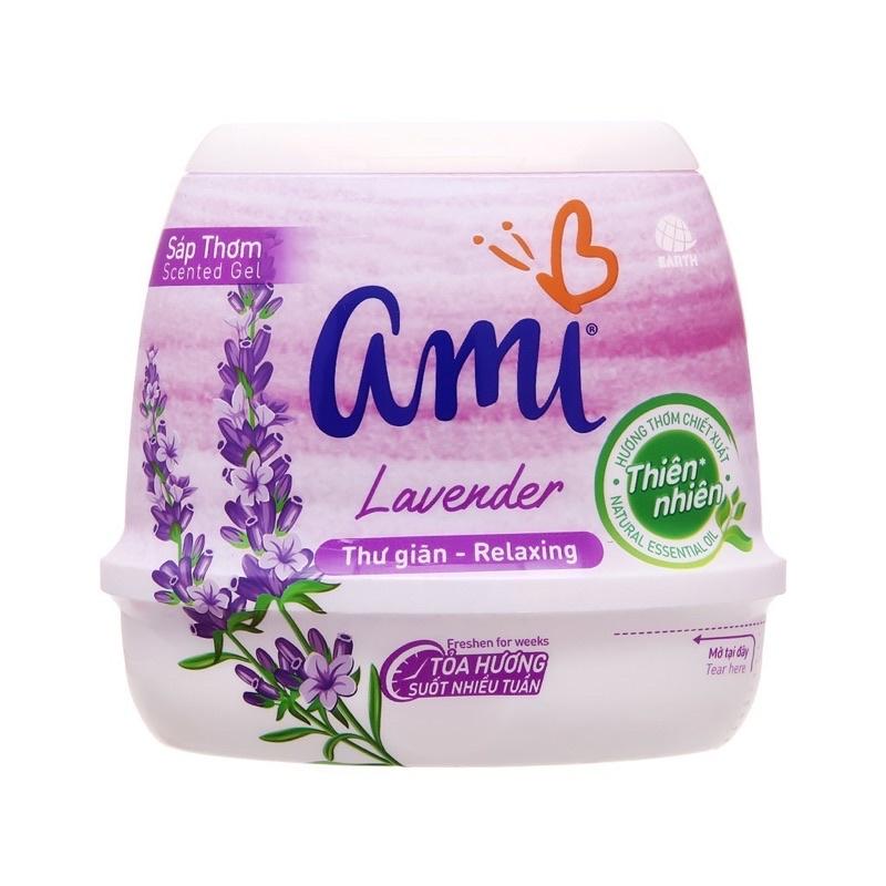 Sáp Thơm Ami Lavender 200gram hương hoa thiên nhiên giá siêu mềm sáp thơm phòng/ không gian ô tô khử mùi hiệu quả