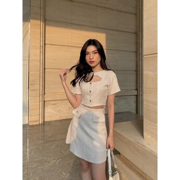 Áo croptop nữ kiểu vải