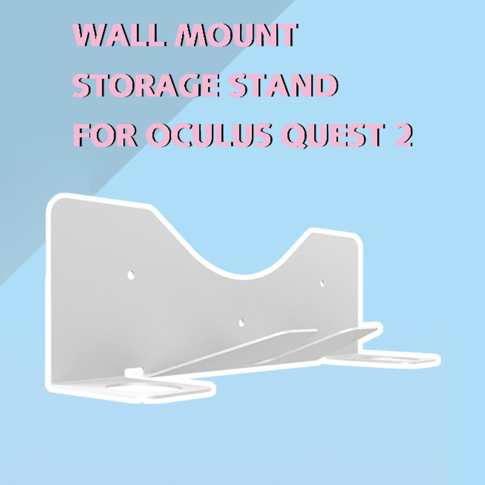 Durable VR Wall Mount Stand Save Space Display Stand Hanger Organizer for Quest 2 Easy to Install