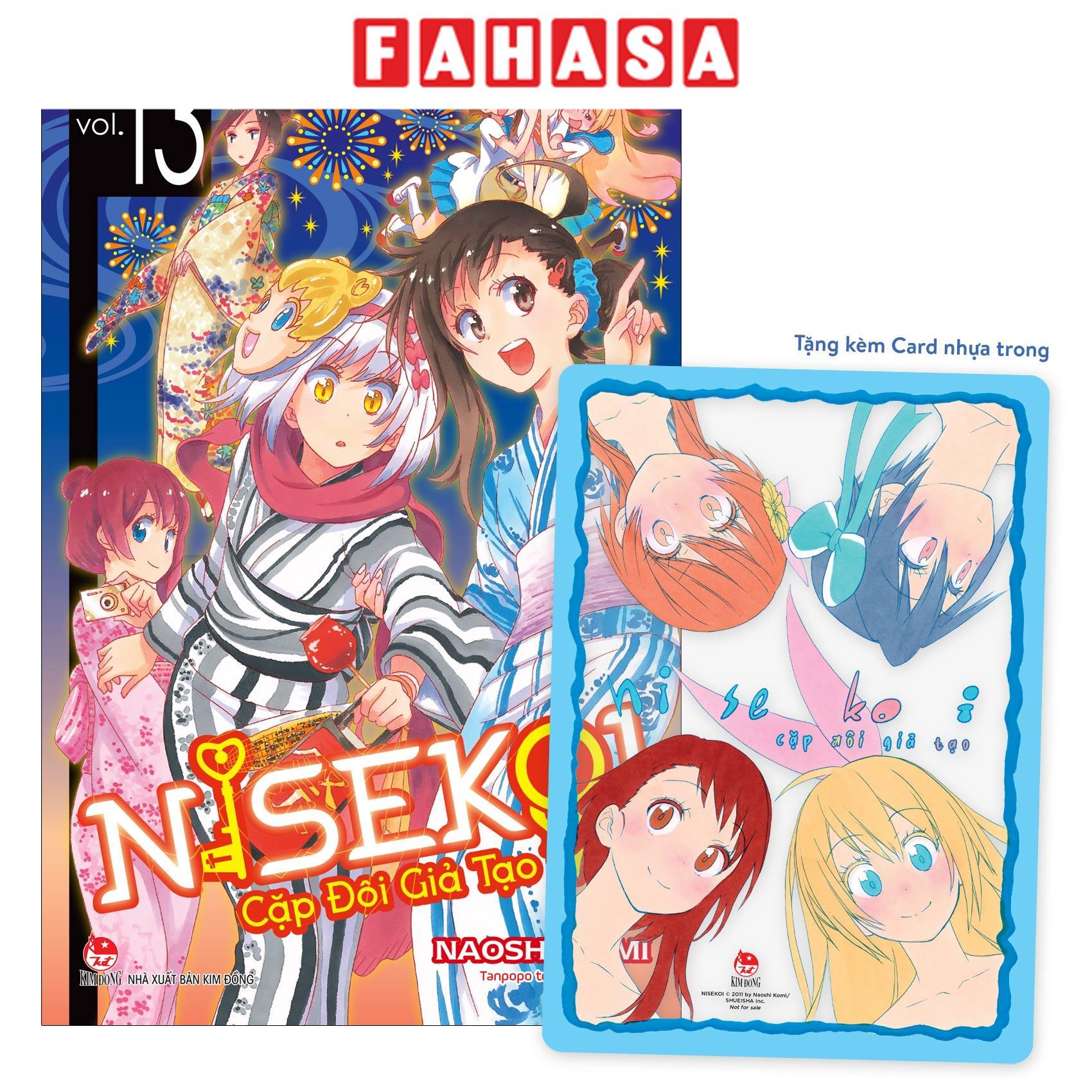 Sách - Nisekoi - Cặp Đôi Giả Tạo - Tập 13 - Yên Tâm - Tặng Kèm Card Nhựa Trong