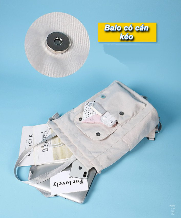 Ba lô Aprily Oxford đa năng chống nước , chống sốc đựng laptop - Home and Garden